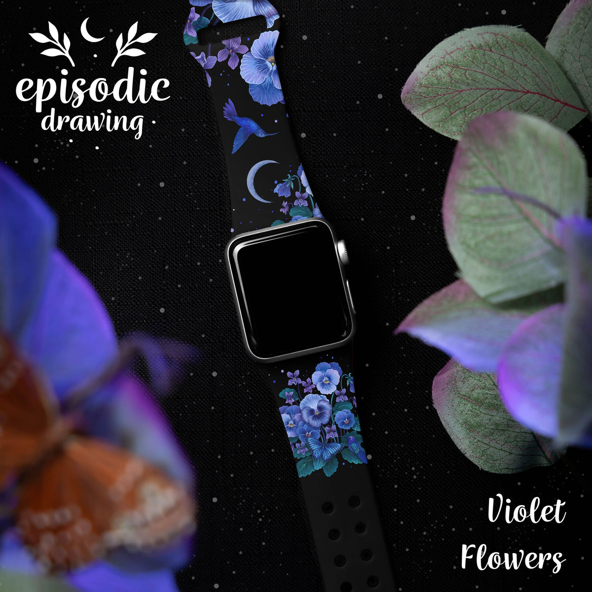 Episodic Drawing Enchanted Collection HD Apple Watch Band