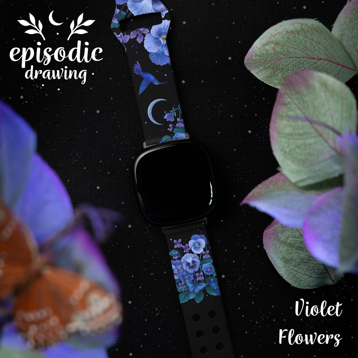 Episodic Drawing Enchanted Collection HD Fitbit Versa 3 & Sense 1 Watch Band