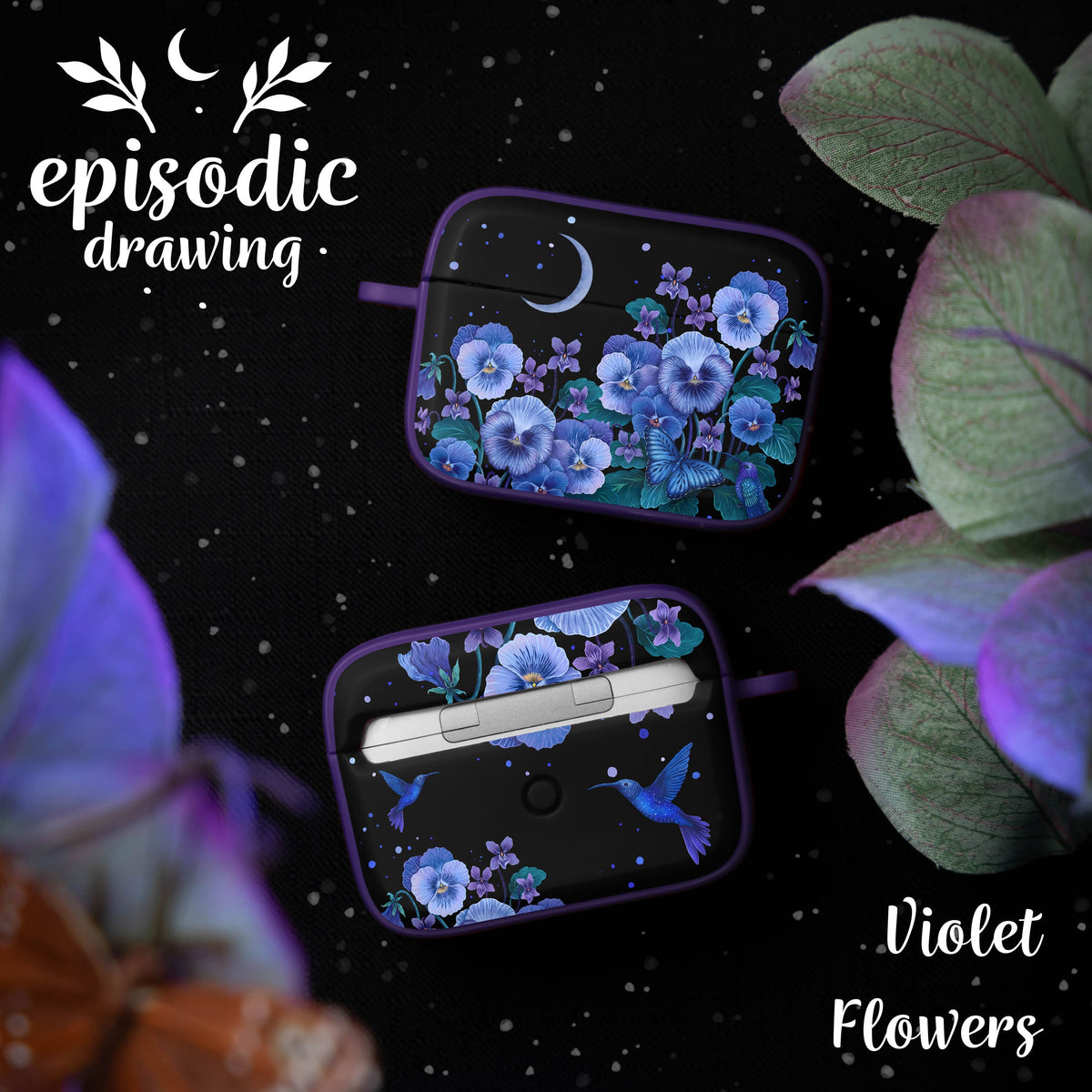 Episodic Drawing Enchanted Collection HDX Apple AirPods Pro 1 & 2 Case Cover