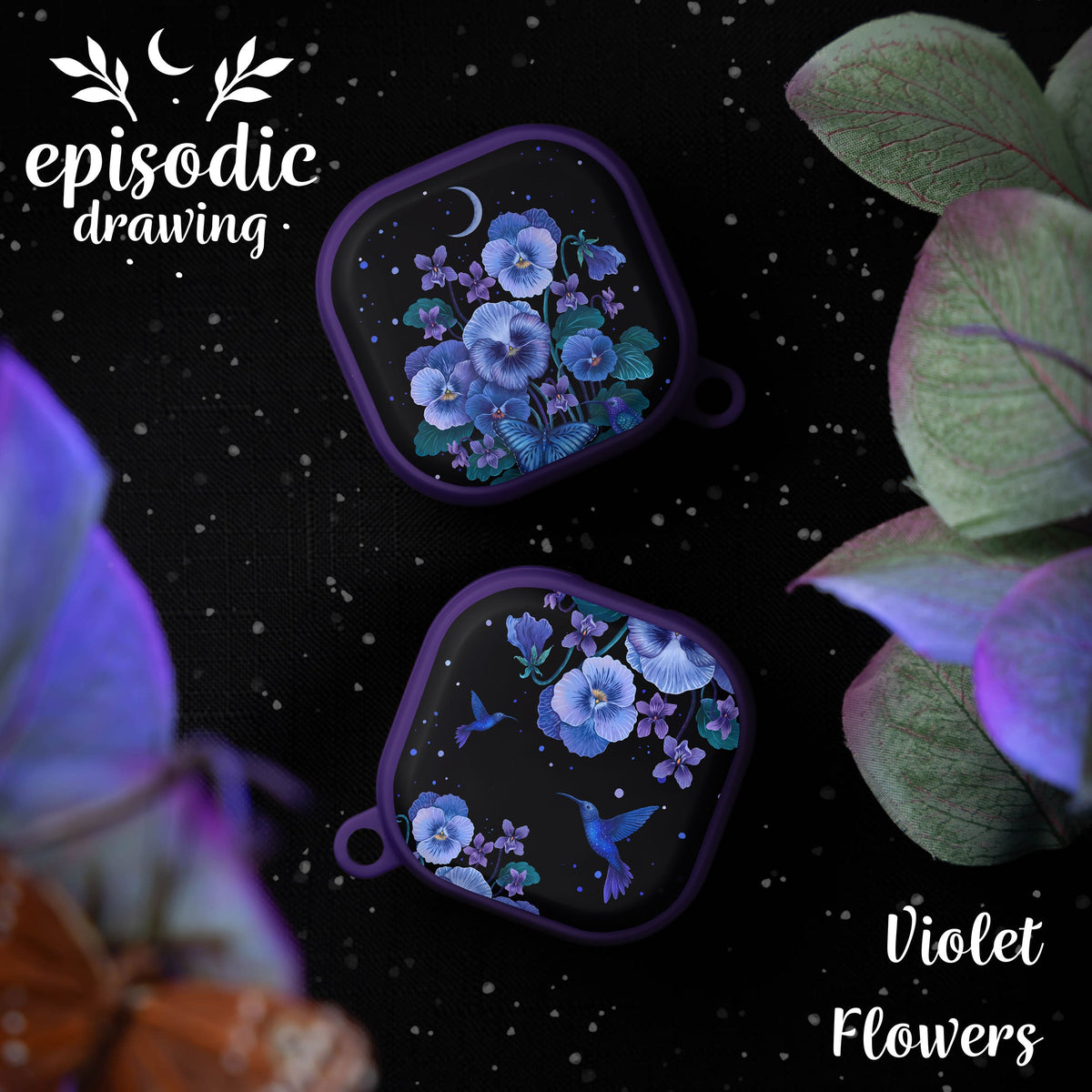 Episodic Drawing Enchanted Collection HDX Samsung Galaxy Buds Pro & Buds Live Case Cover