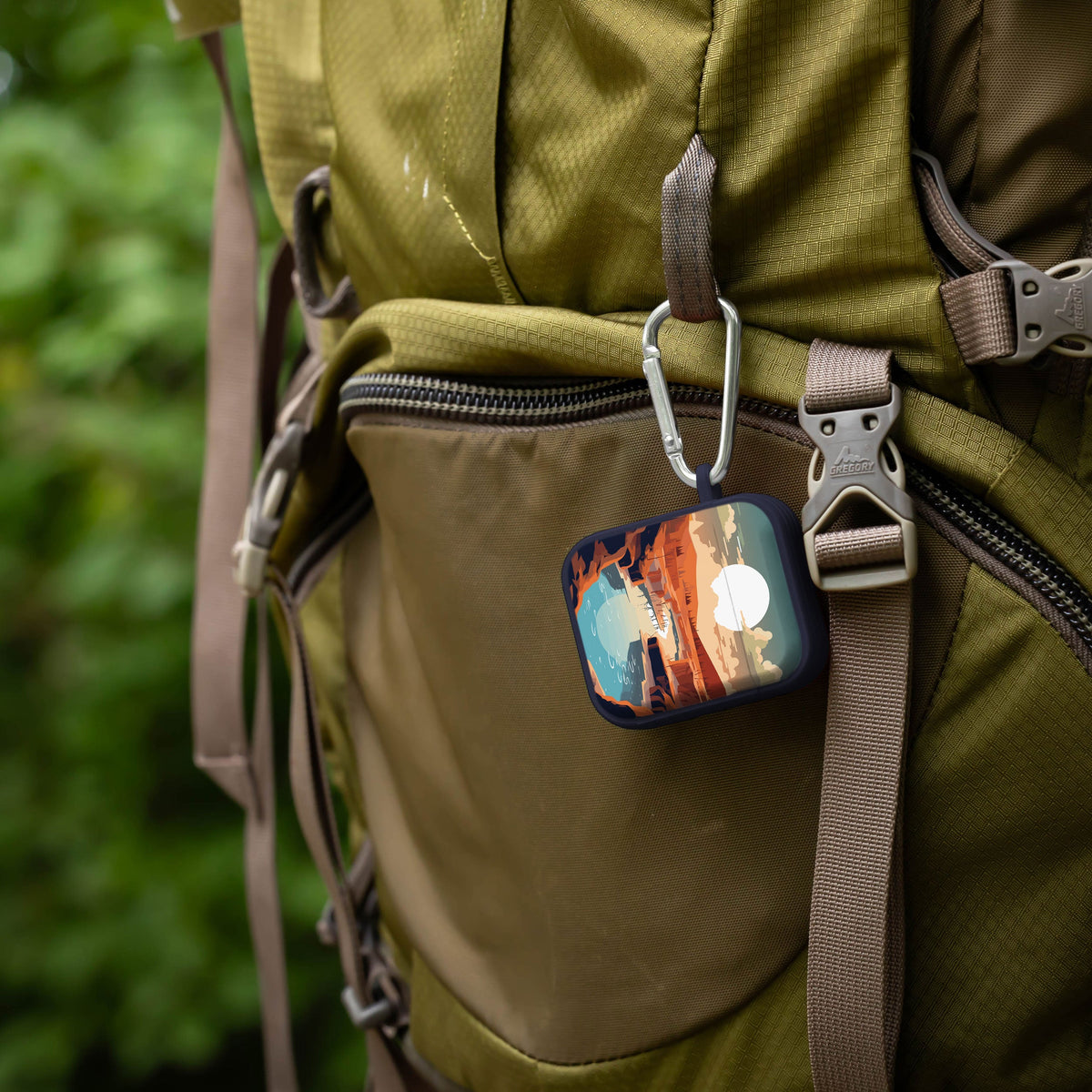 National Parks Hot Springs HDX Apple Airpods Gen 1 & 2 Case Cover