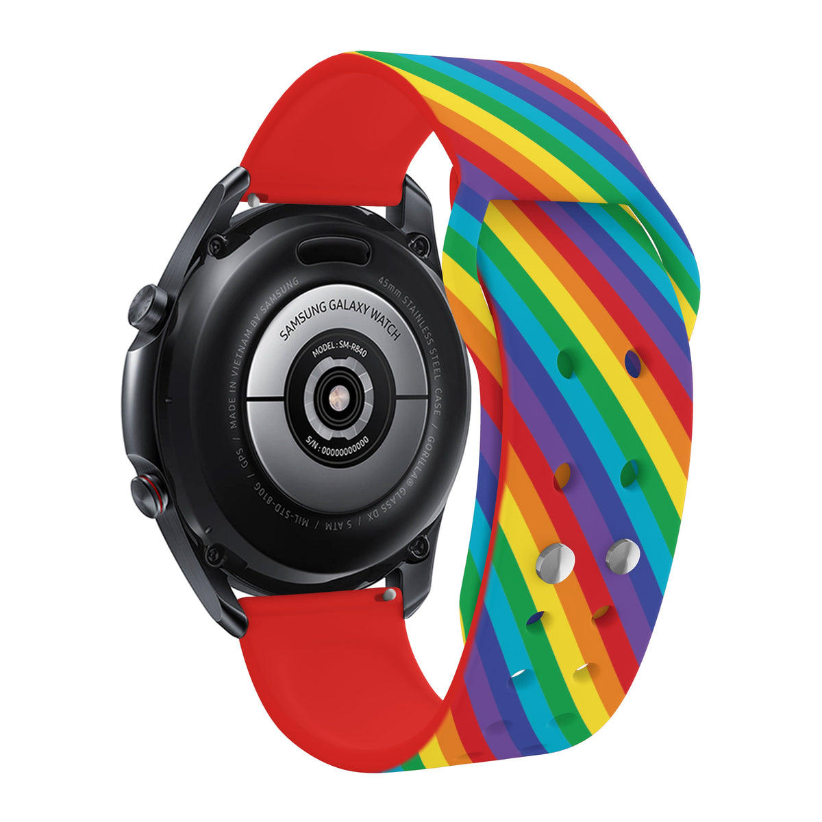 Pride HD  Watchband for Samsung, Garmin, Fossil, and More for Samsung, Garmin, Fossil, and More