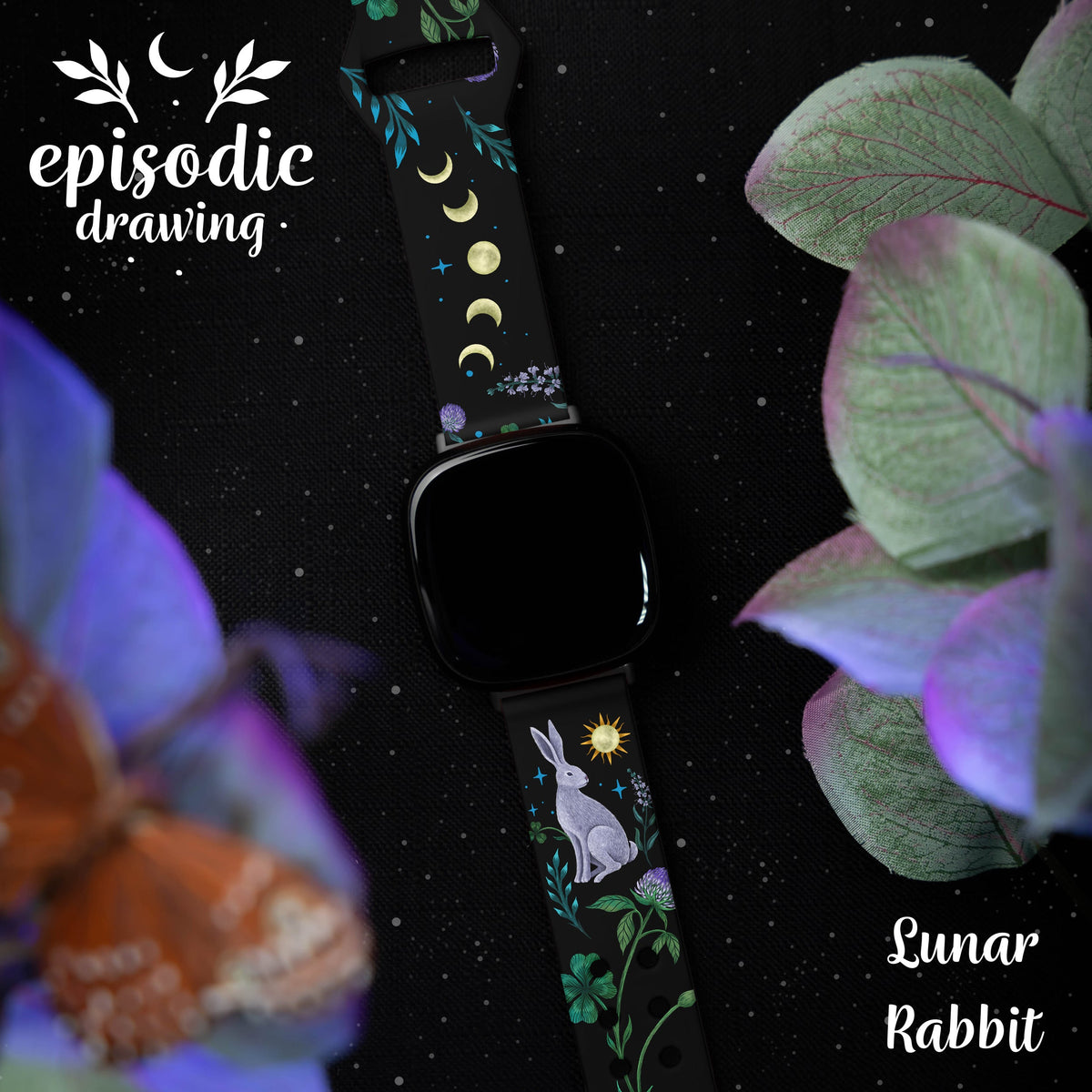 Episodic Drawing Enchanted Collection HD Fitbit Versa 3 & Sense 1 Watch Band