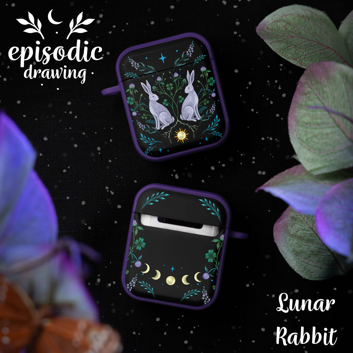 Episodic Drawing Enchanted Collection HDX Apple AirPods Gen 1 & 2 Case Cover