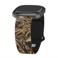Realtree Max 5 HD Fitbit Versa 3 and Sense 1 Watch Band - Arleathercraft Max 5 / Long