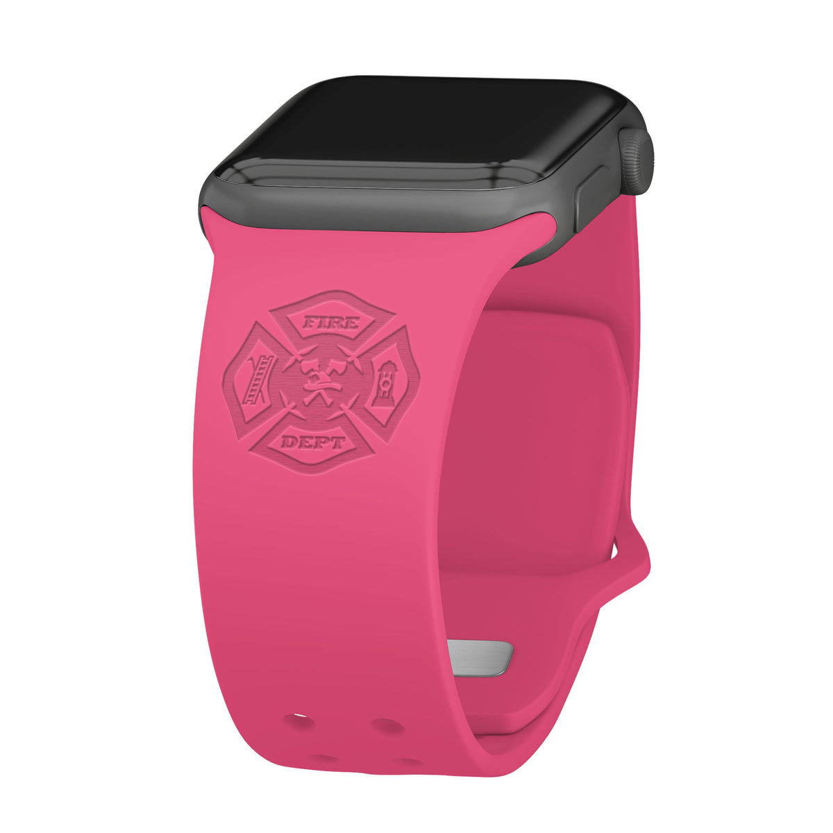 Firefighter First Responder Engraved  Apple Watch Band