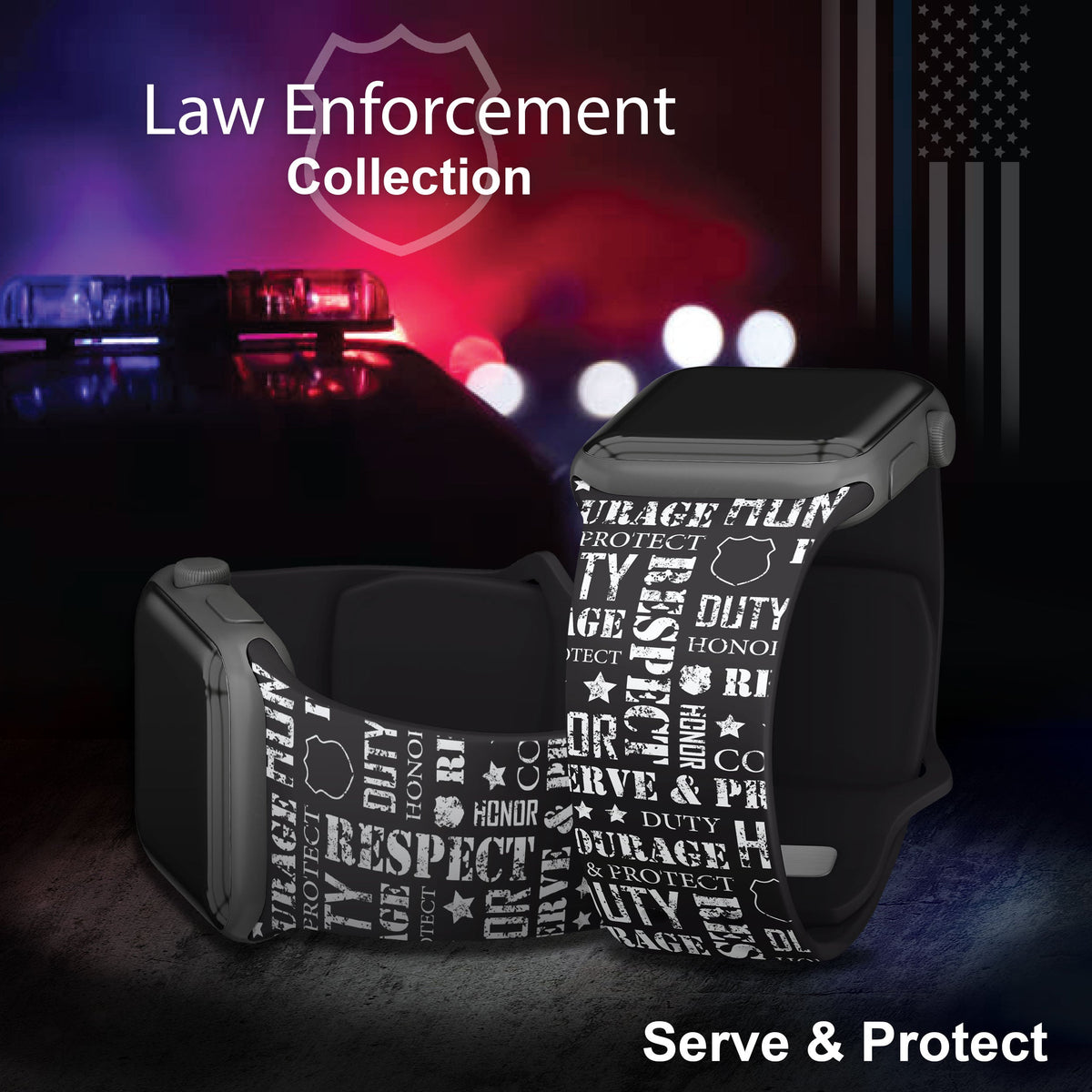 Law Enforcement HD Apple Watch Band