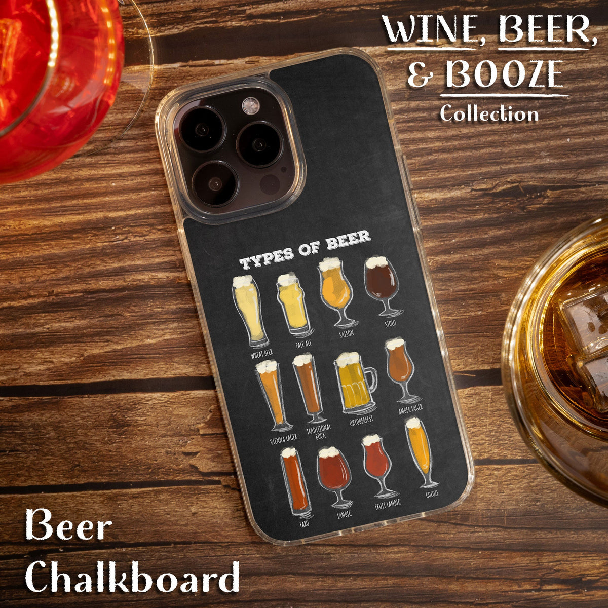 Wine, Beer, & Booze HD Apple iPhone 11 Series Phone Case