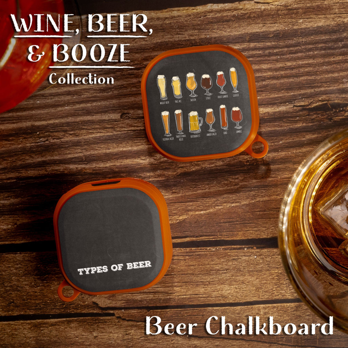 Wine, Beer, & Booze HDX Samsung Galaxy Buds Pro & Buds Live Case Cover