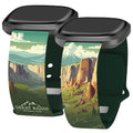 National Parks Great Basin HD Fitbit Versa 3 & Sense 1 Watch Band - Arleathercraft Short