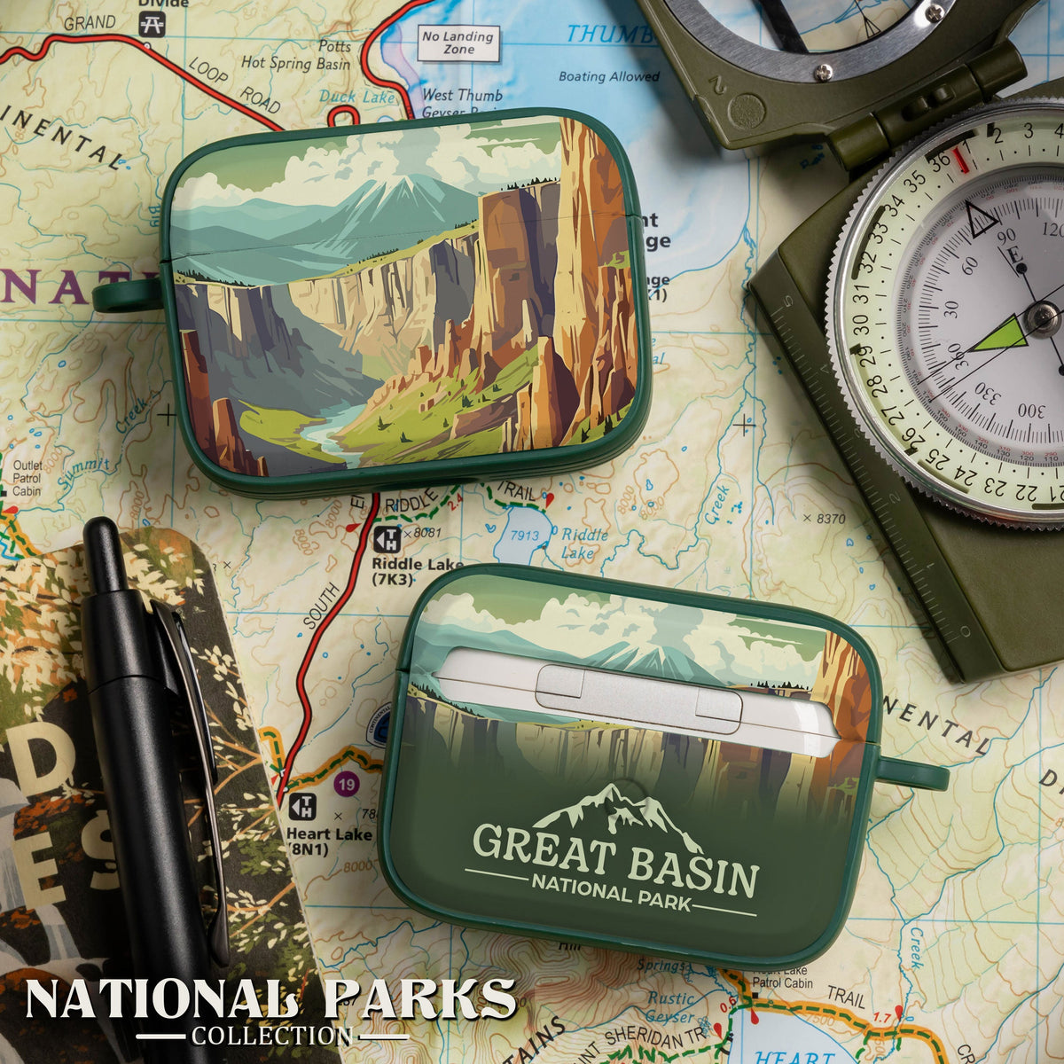 National Parks Great Basin HDX Apple Airpods Pro 1 & 2 Case Cover