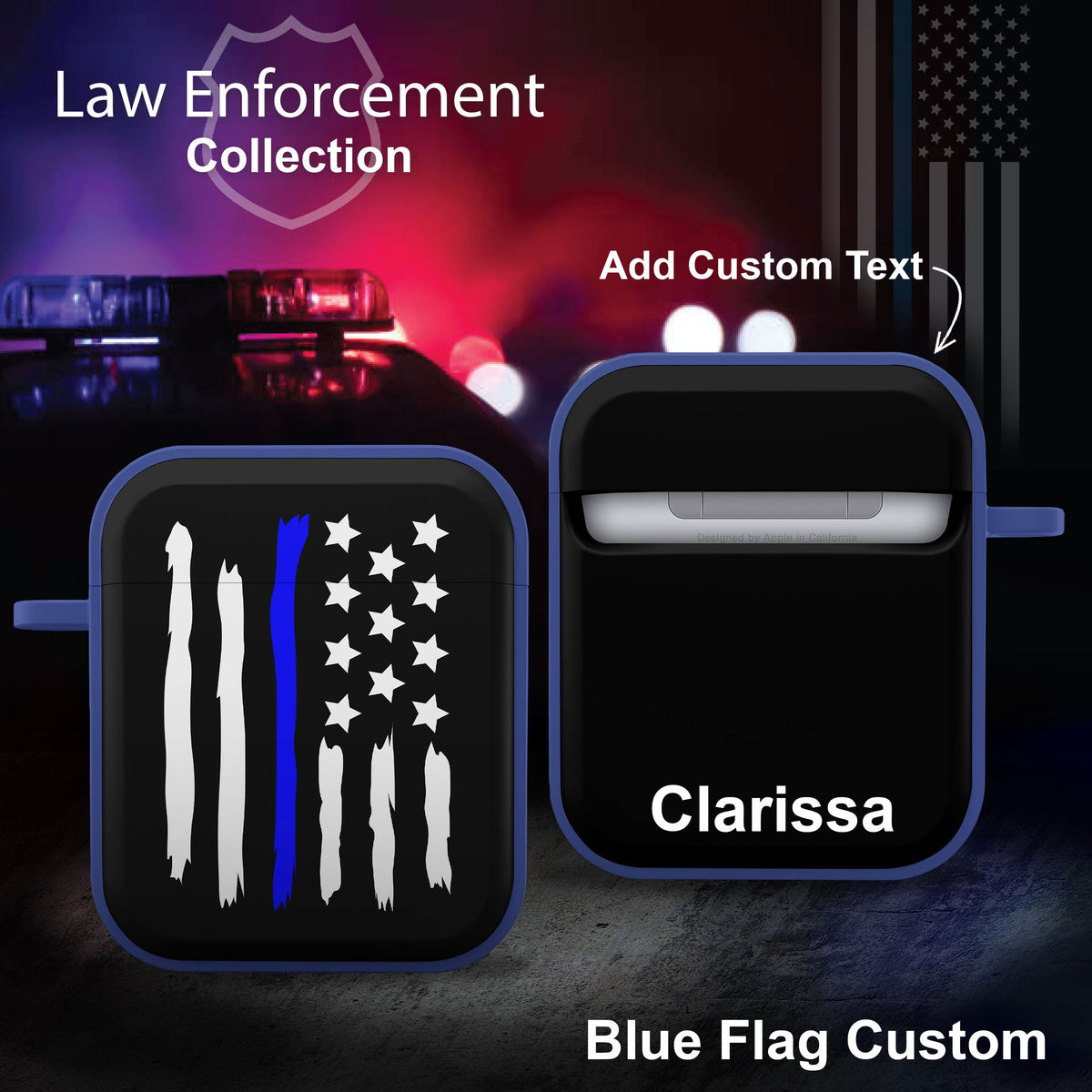 Law Enforcement HDX Apple AirPods Gen 1 & 2 Case Cover