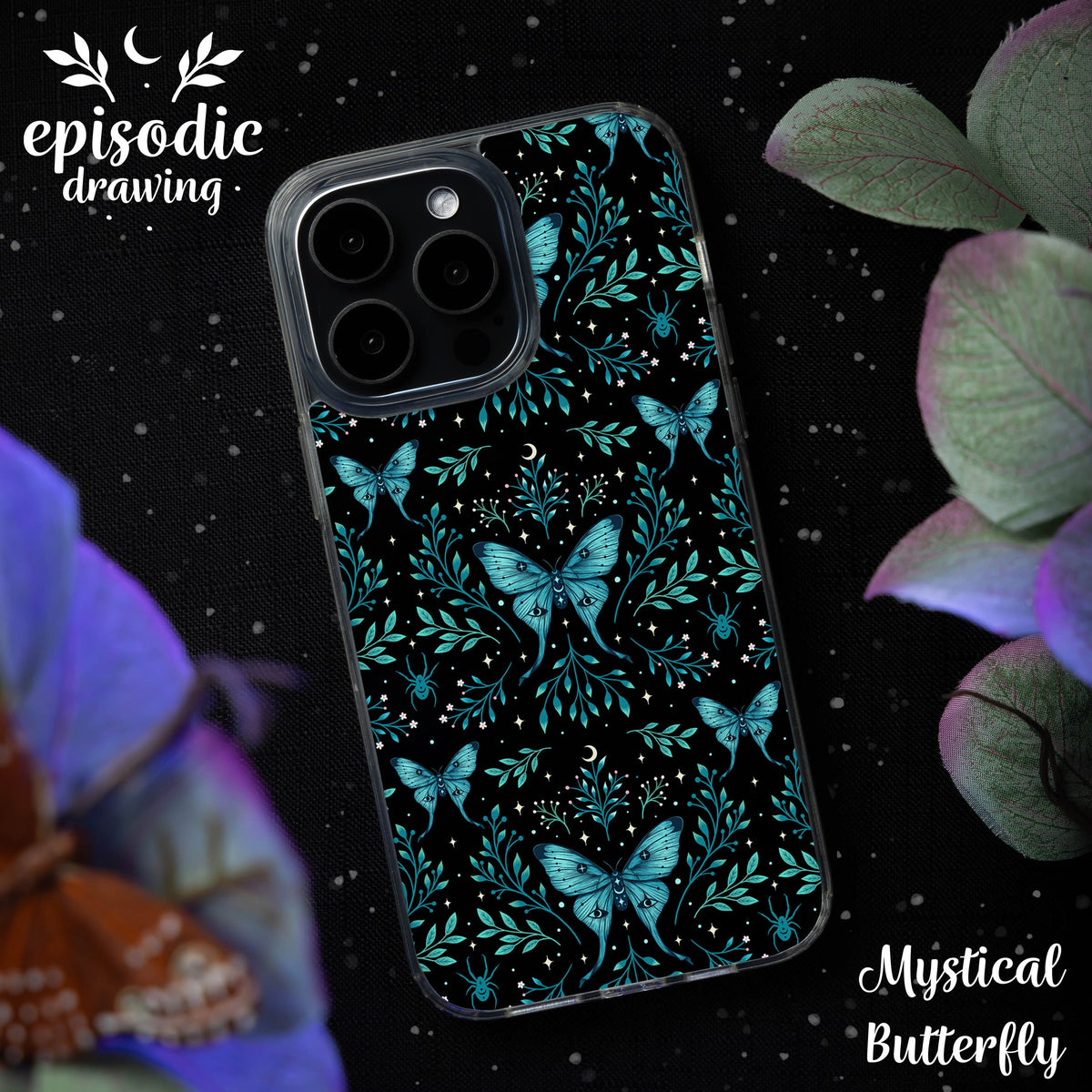 Episodic Drawing Enchanted Collection HD Apple iPhone 15 Series Mag-Safe Phone Case