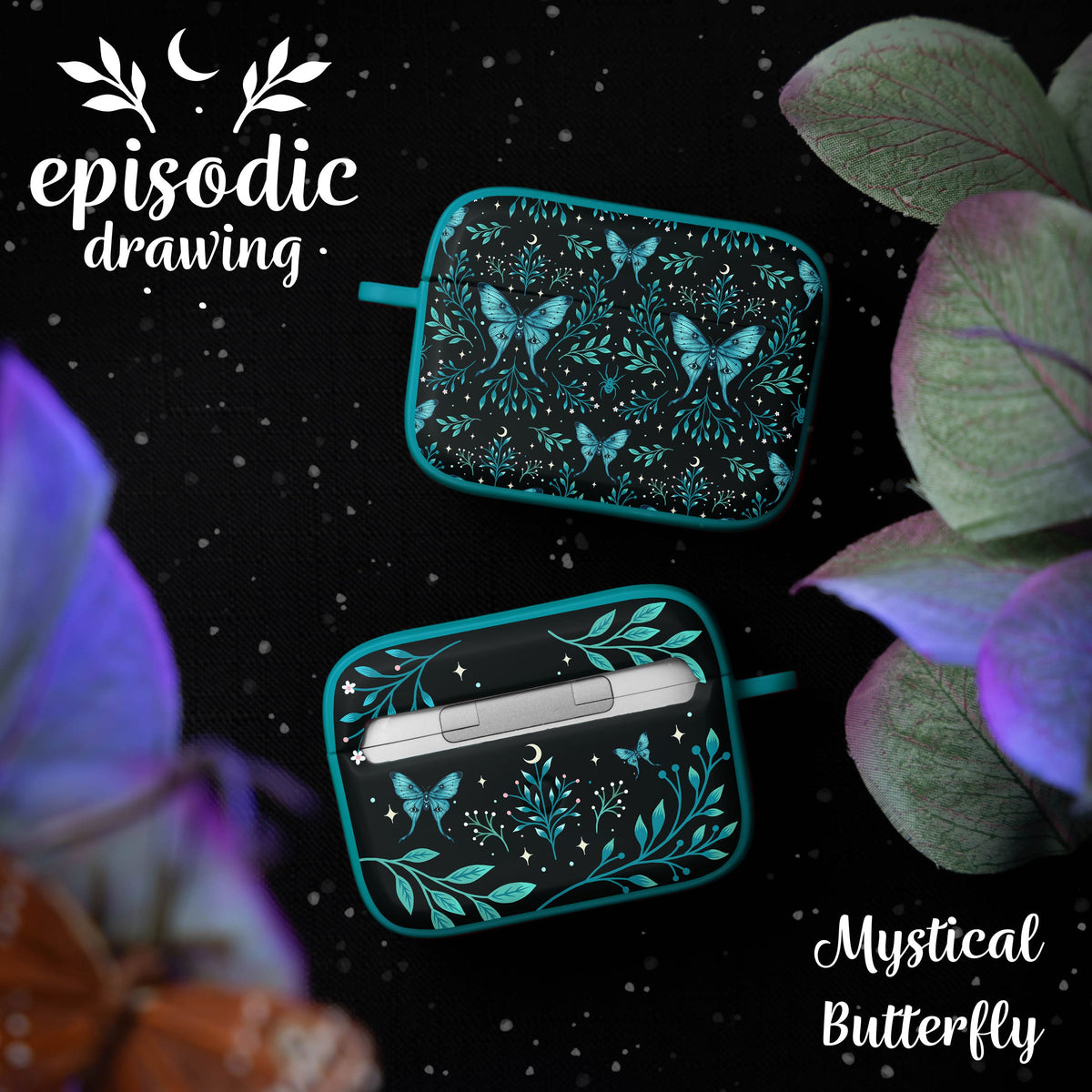 Episodic Drawing Enchanted Collection HDX Apple AirPods Pro 1 & 2 Case Cover