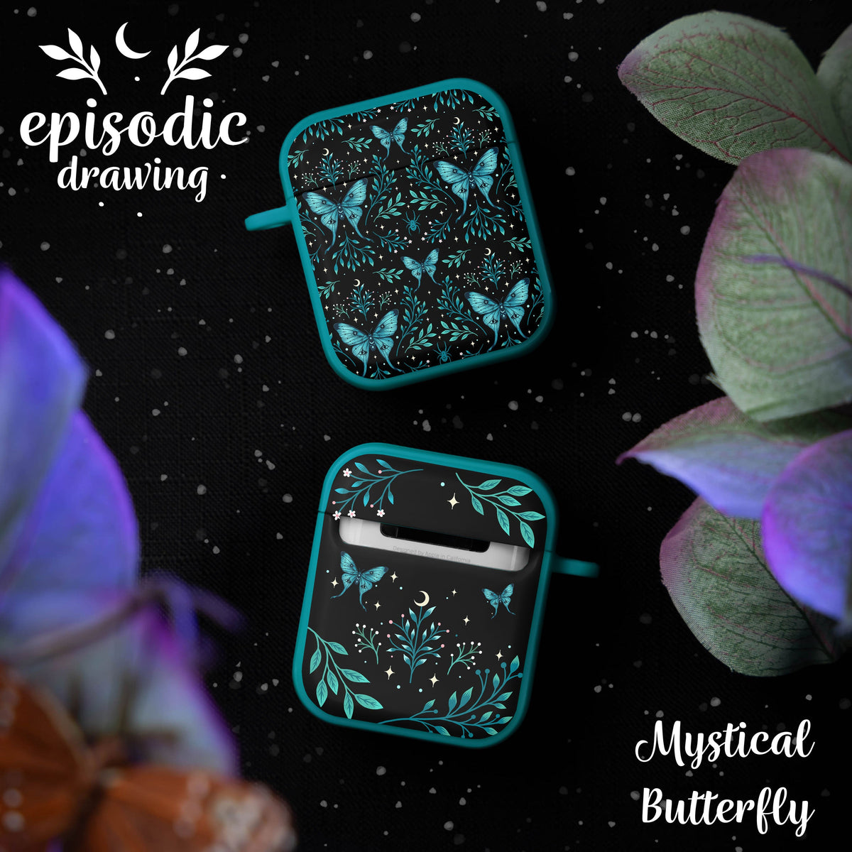 Episodic Drawing Enchanted Collection HDX Apple AirPods Gen 1 & 2 Case Cover
