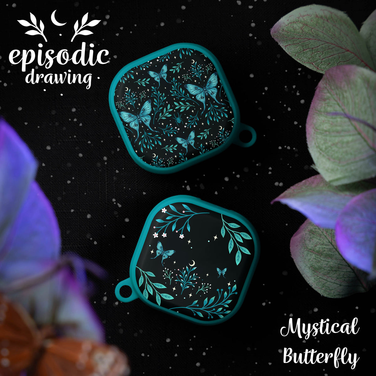 Episodic Drawing Enchanted Collection HDX Samsung Galaxy Buds Pro & Buds Live Case Cover