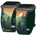 National Parks Redwood HD Apple Watch Band - Arleathercraft 42/44/45/49mm(46mm Series 10) / Short