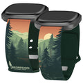 National Parks Redwood HD Fitbit Versa 3 & Sense 1 Watch Band - Arleathercraft Short