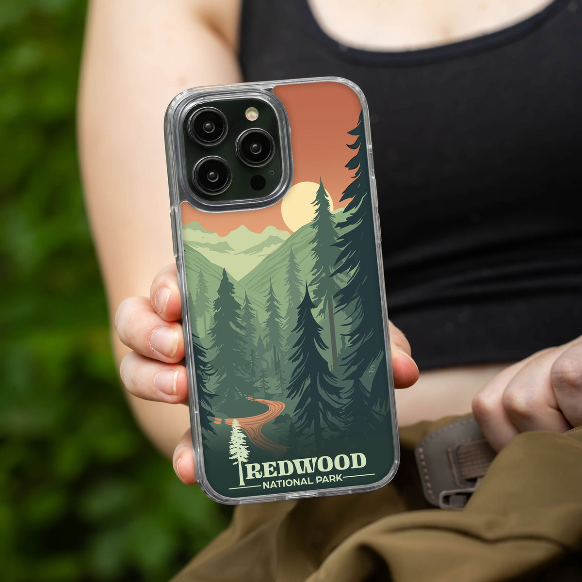 National Parks Redwood HD Apple iPhone 16 Mag-Safe Phone Case