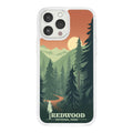National Parks Redwood HD Apple iPhone 15 Series Mag-Safe Phone Case - Arleathercraft Redwood / iPhone 15 Pro Max