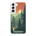National Parks Redwood HD Samsung Galaxy S22 Phone Case - Arleathercraft Redwood / Galaxy S22 Ultra