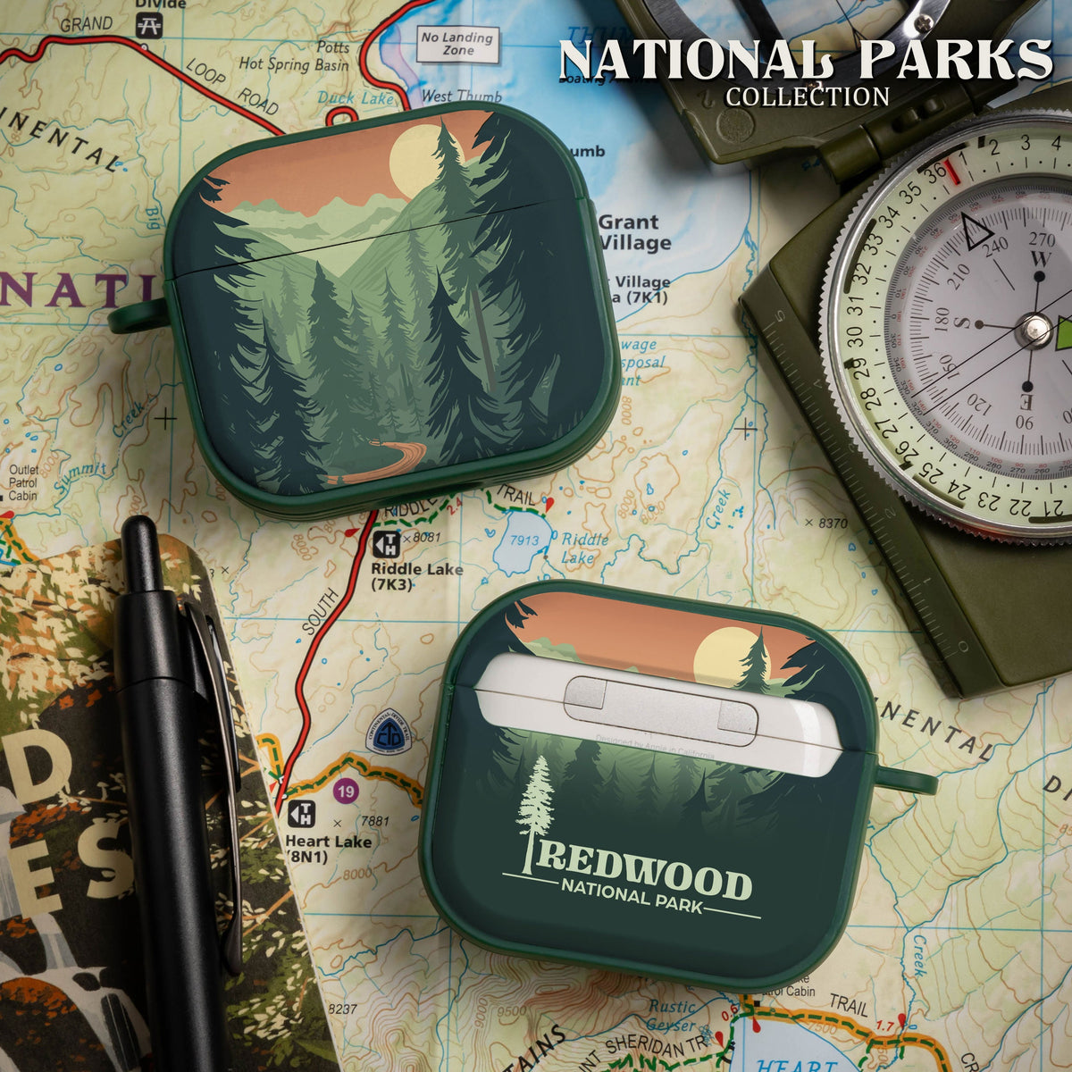National Parks Redwood HDX Apple Airpods Gen 3 Case Cover