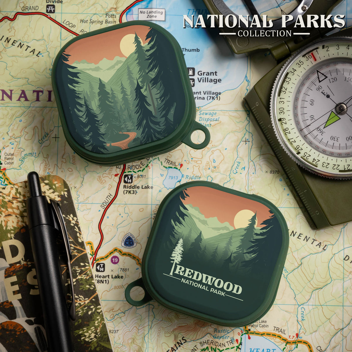 National Parks Redwood HDX Samsung Galaxy Buds Pro & Buds Live Case Cover
