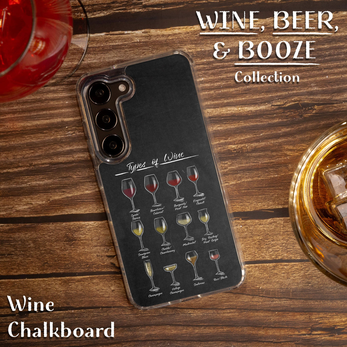 Wine, Beer, & Booze HD Samsung Galaxy S21 Phone Case