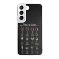 Wine, Beer, & Booze HD Samsung Galaxy S23 Phone Case - Arleathercraft Wine Chalkboard / Galaxy S23 Plus