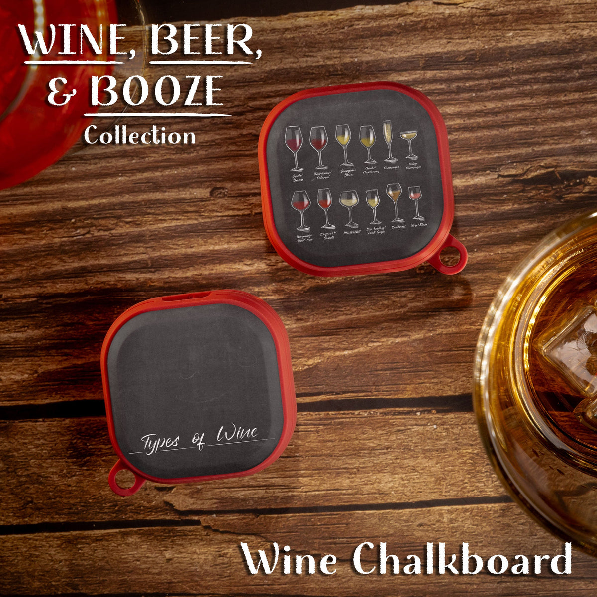 Wine, Beer, & Booze HDX Samsung Galaxy Buds Pro & Buds Live Case Cover