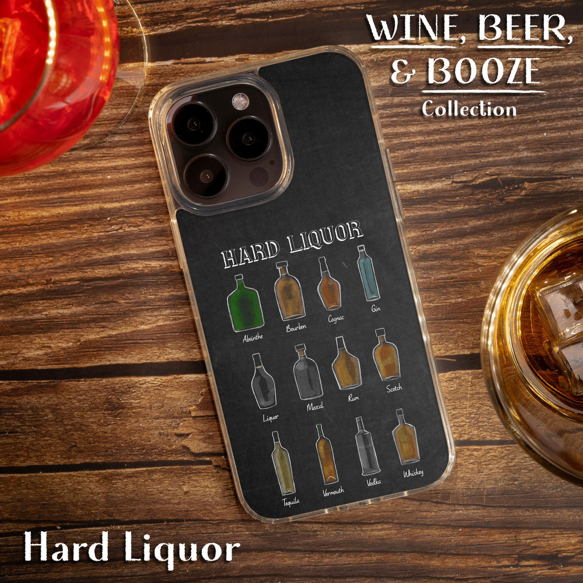 Wine, Beer, & Booze HD Apple iPhone 11 Series Phone Case