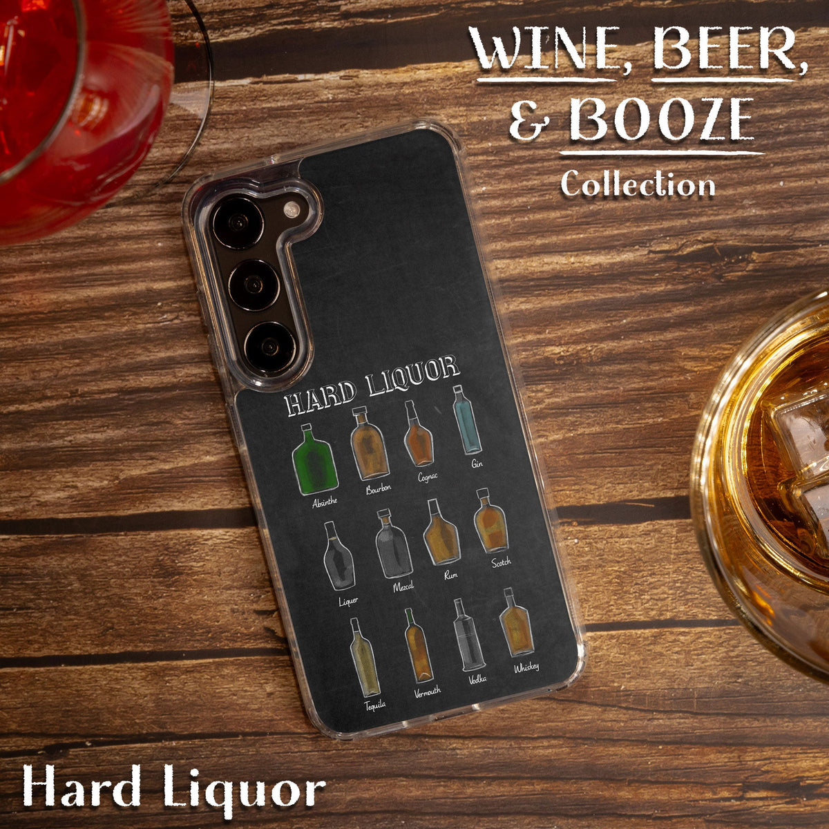Wine, Beer, & Booze HD Samsung Galaxy S22 Phone Case