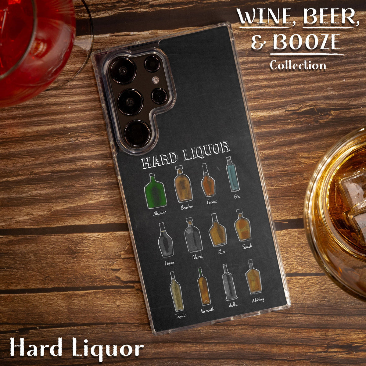 Wine, Beer, & Booze HD Samsung Galaxy S21 Phone Case