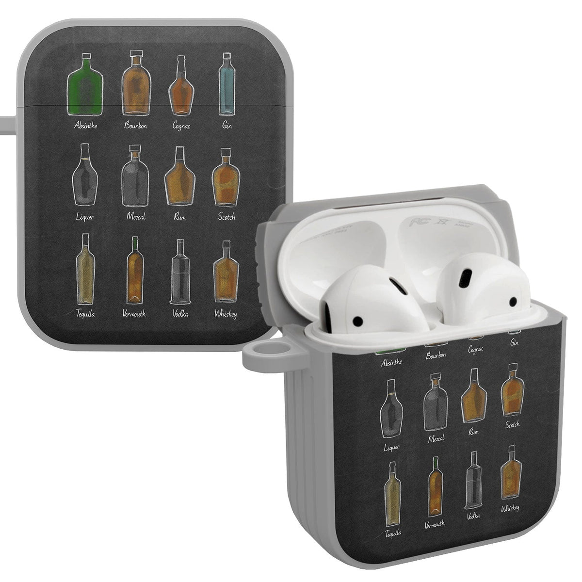 Wine, Beer, & Booze HDX Apple AirPods Gen 1 & 2 Case Cover
