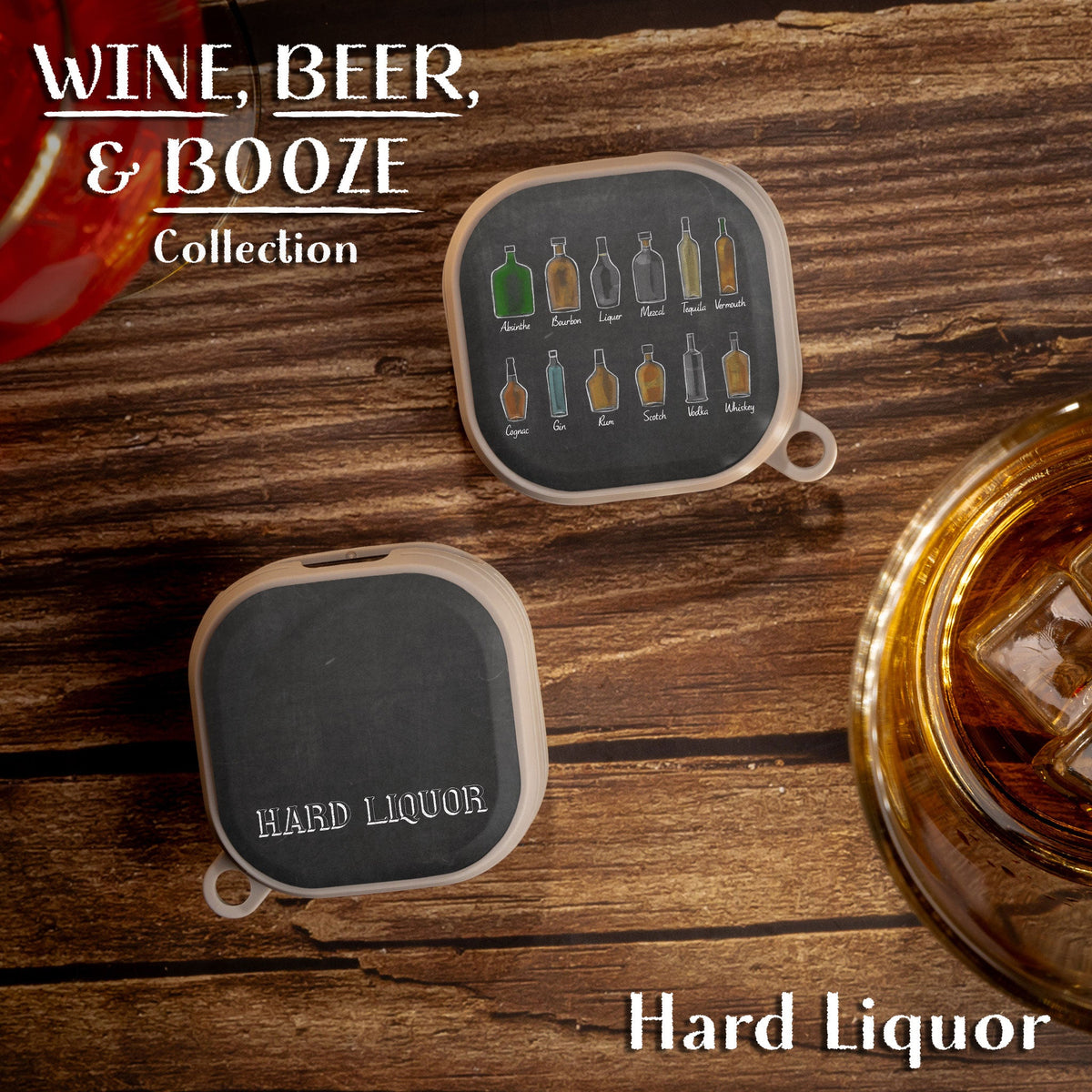 Wine, Beer, & Booze HDX Samsung Galaxy Buds Pro & Buds Live Case Cover
