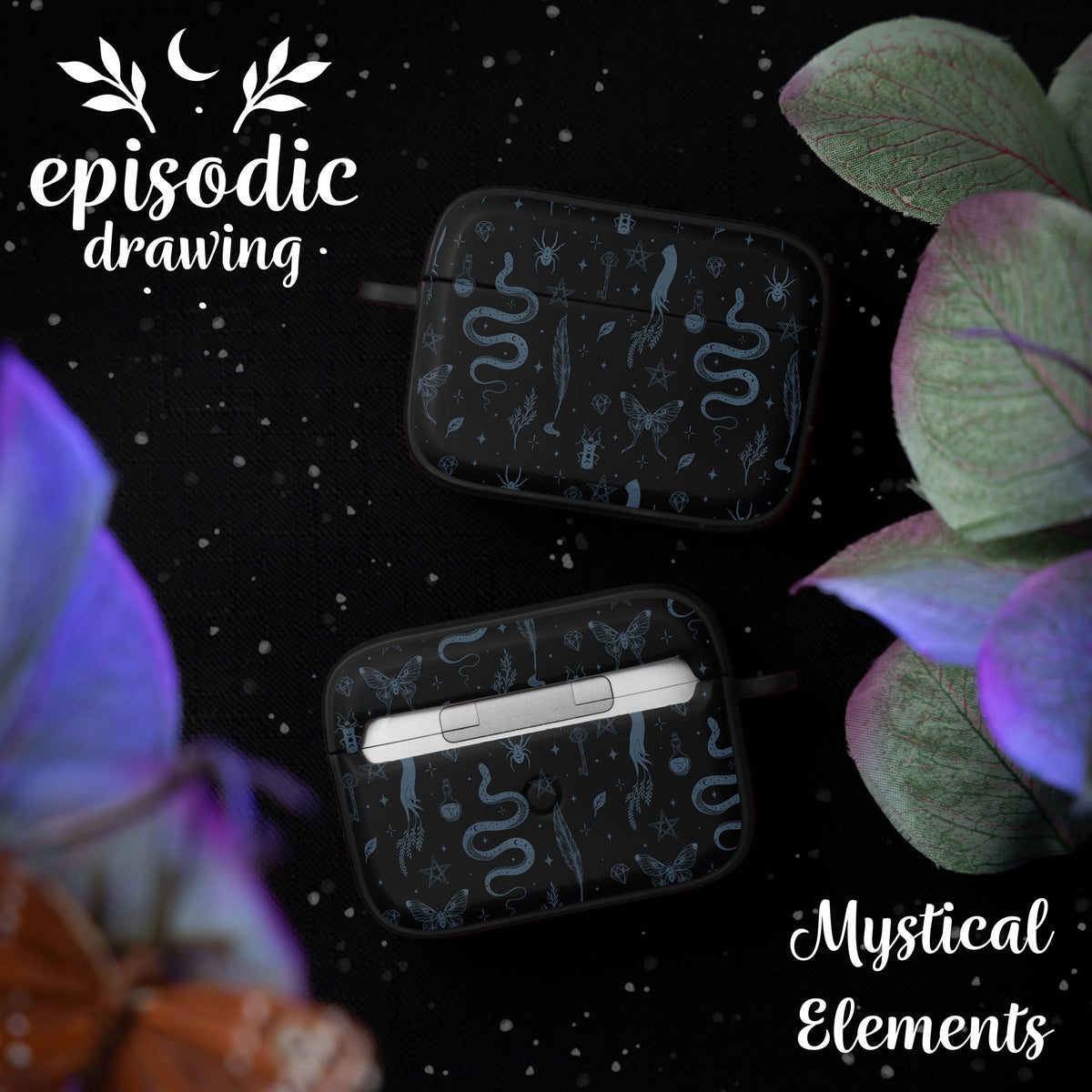 Episodic Drawing Enchanted Collection HDX Apple AirPods Pro 1 & 2 Case Cover