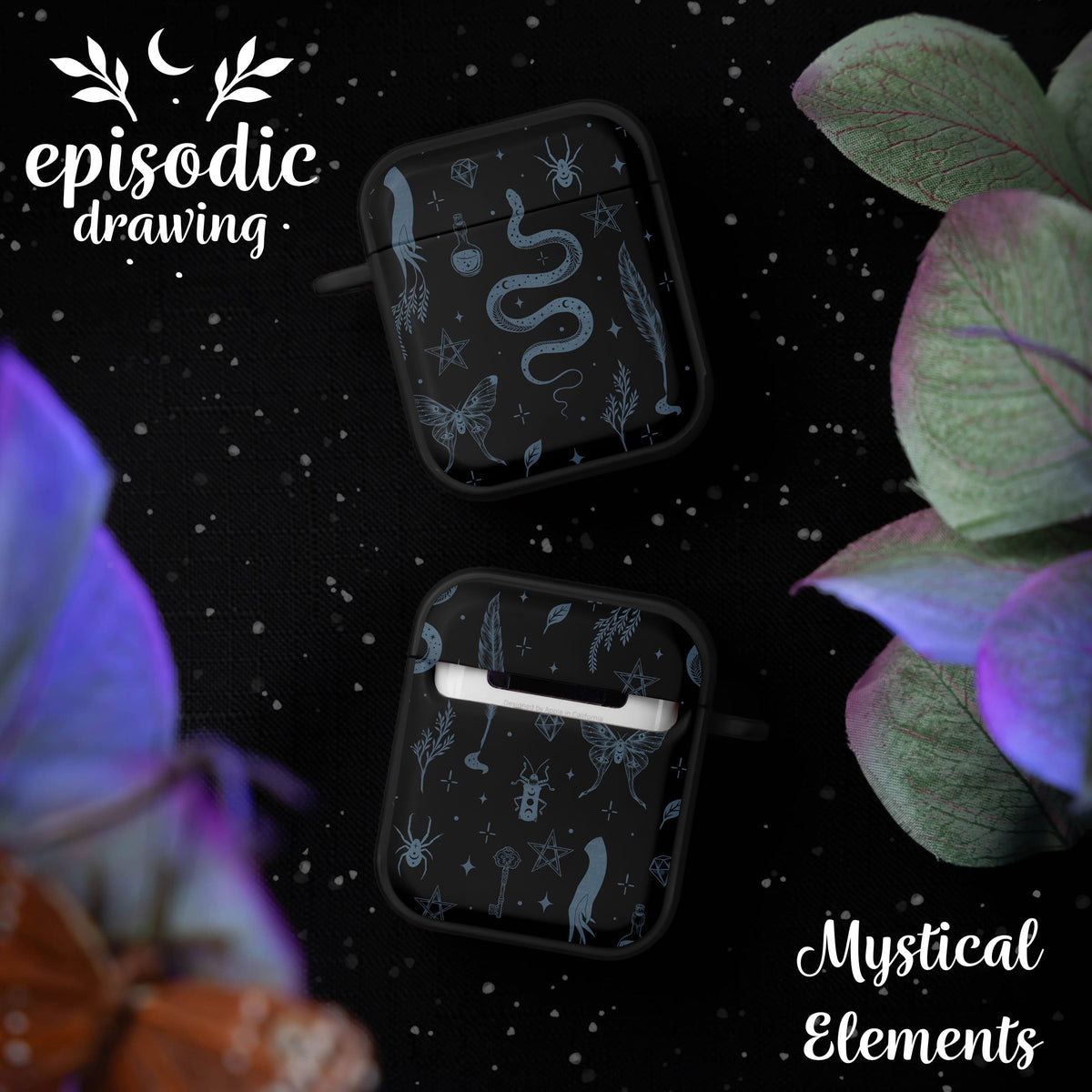 Episodic Drawing Enchanted Collection HDX Apple AirPods Gen 1 & 2 Case Cover