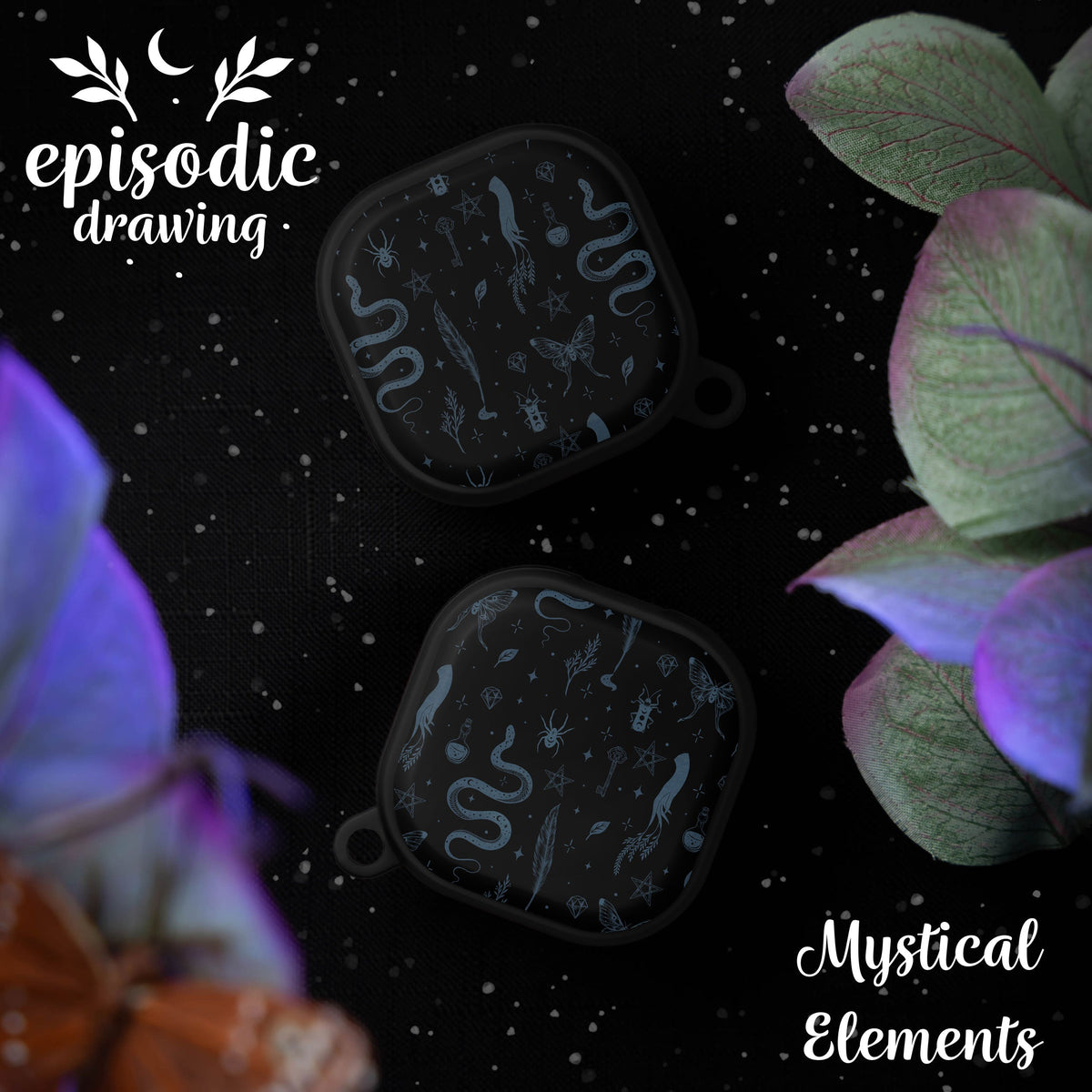 Episodic Drawing Enchanted Collection HDX Samsung Galaxy Buds Pro & Buds Live Case Cover