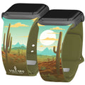 National Parks Saguaro HD Apple Watch Band - Arleathercraft 42/44/45/49mm(46mm Series 10) / Short