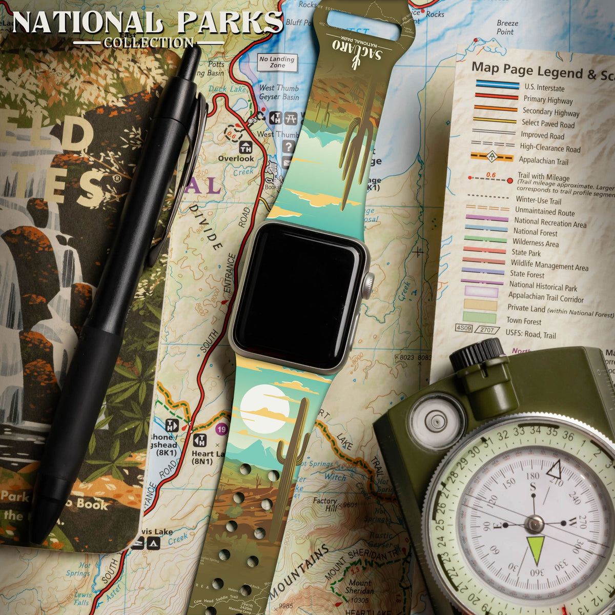 National Parks Saguaro HD Apple Watch Band