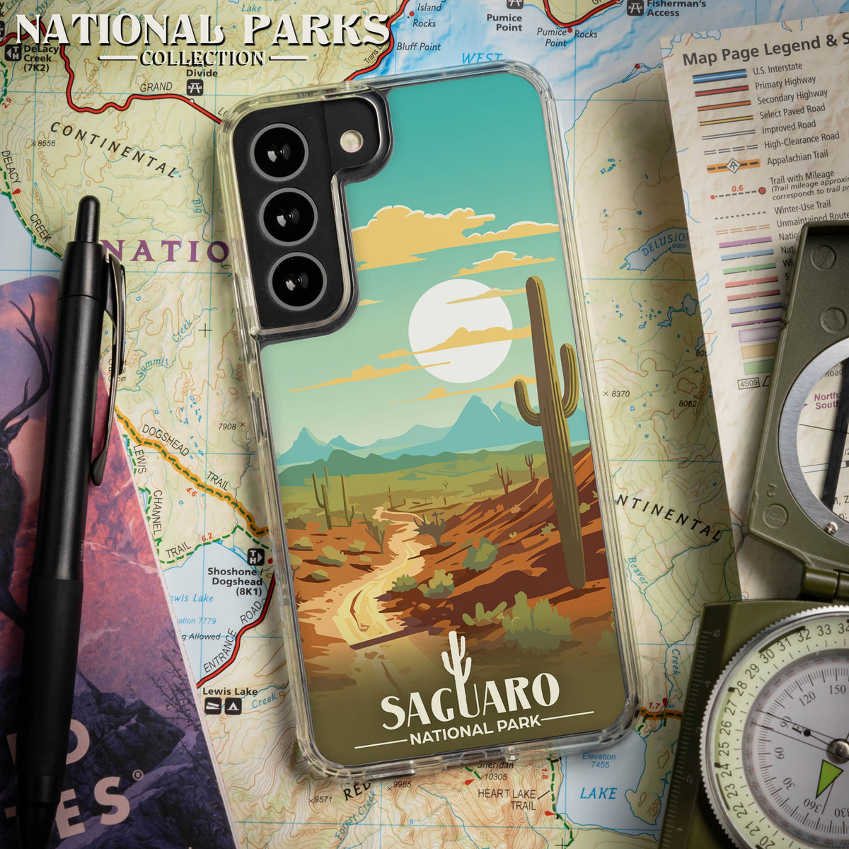 National Parks Saguaro HD Samsung Galaxy S23 Phone Case
