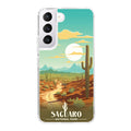 National Parks Saguaro HD Samsung Galaxy S24 Phone Case - Arleathercraft Saguaro / Galaxy S24 Ultra