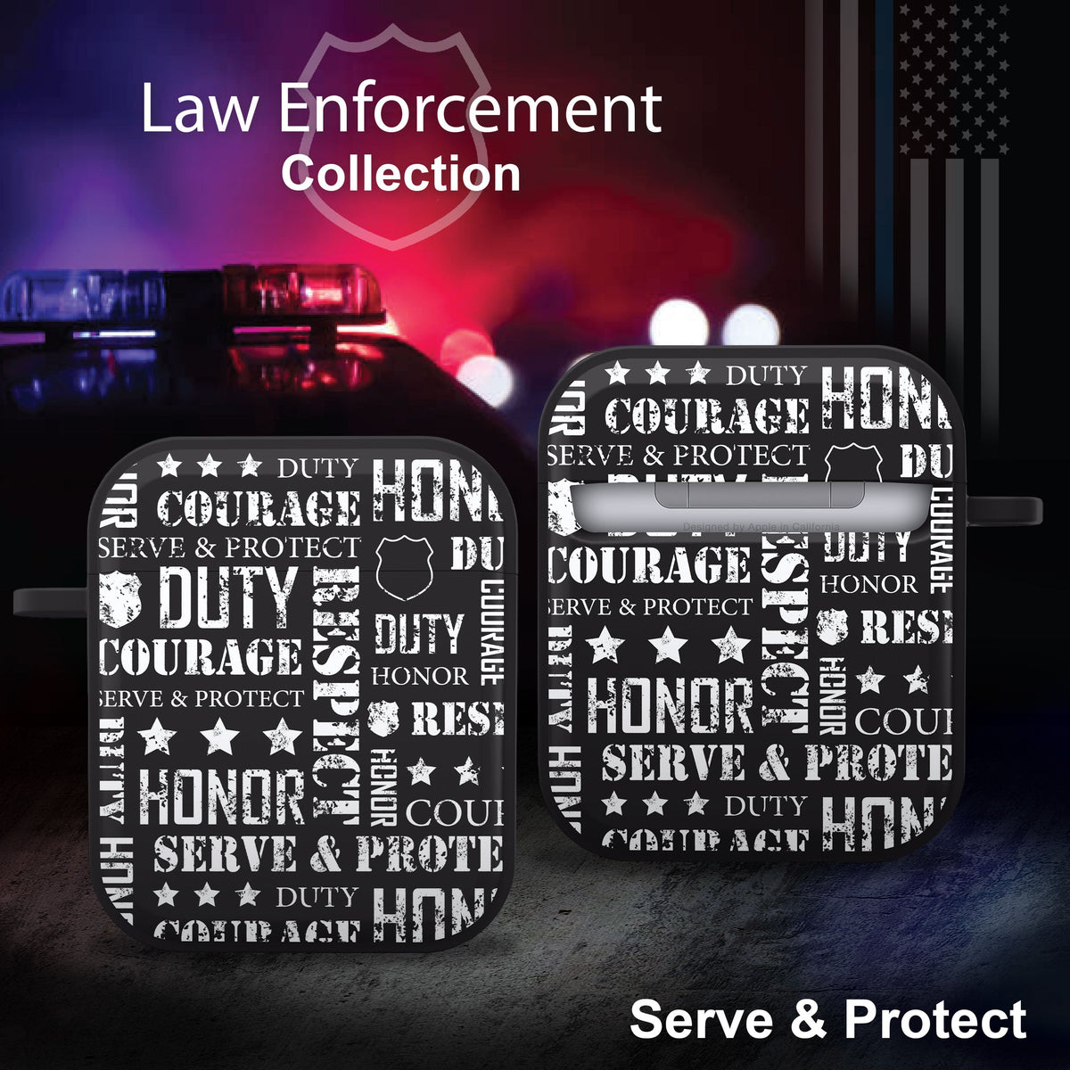 Law Enforcement HDX Apple AirPods Gen 1 & 2 Case Cover