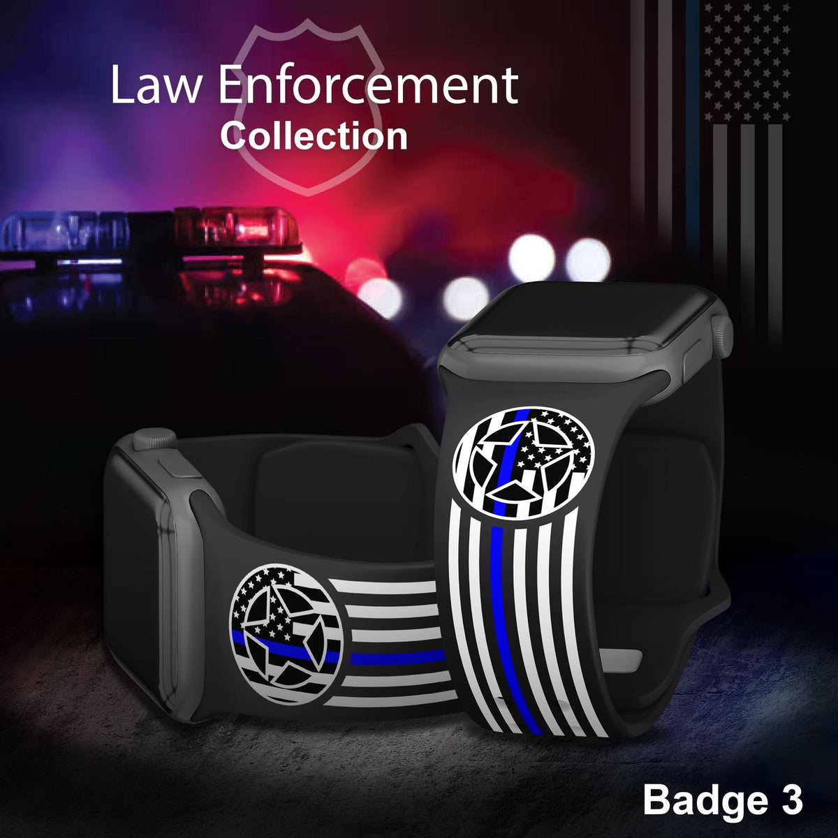 Law Enforcement HD Apple Watch Band