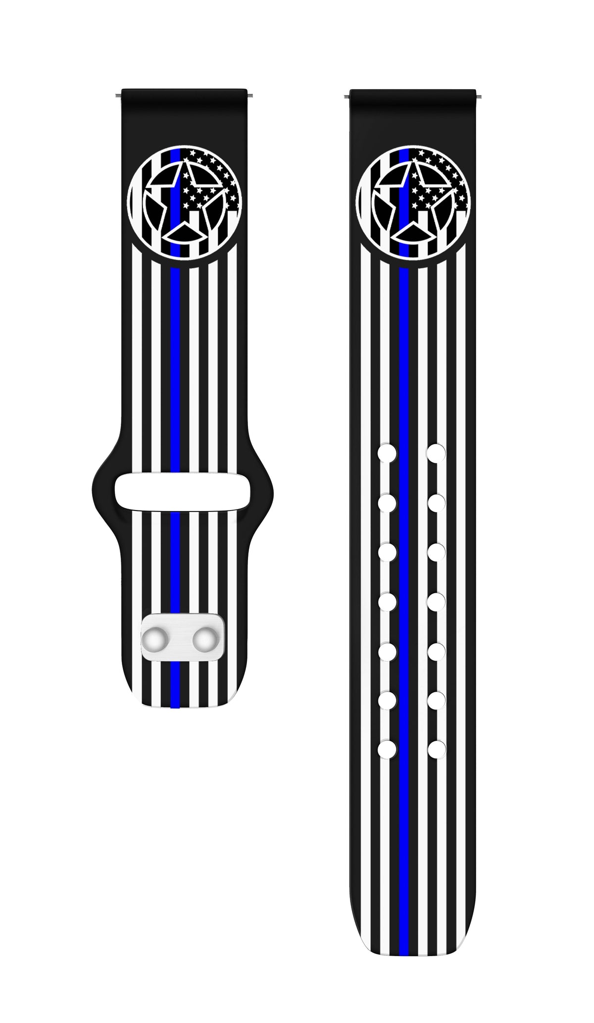Law Enforcement HD Watchband for Samsung, Garmin, Fossil, and More for Samsung, Garmin, Fossil, and More
