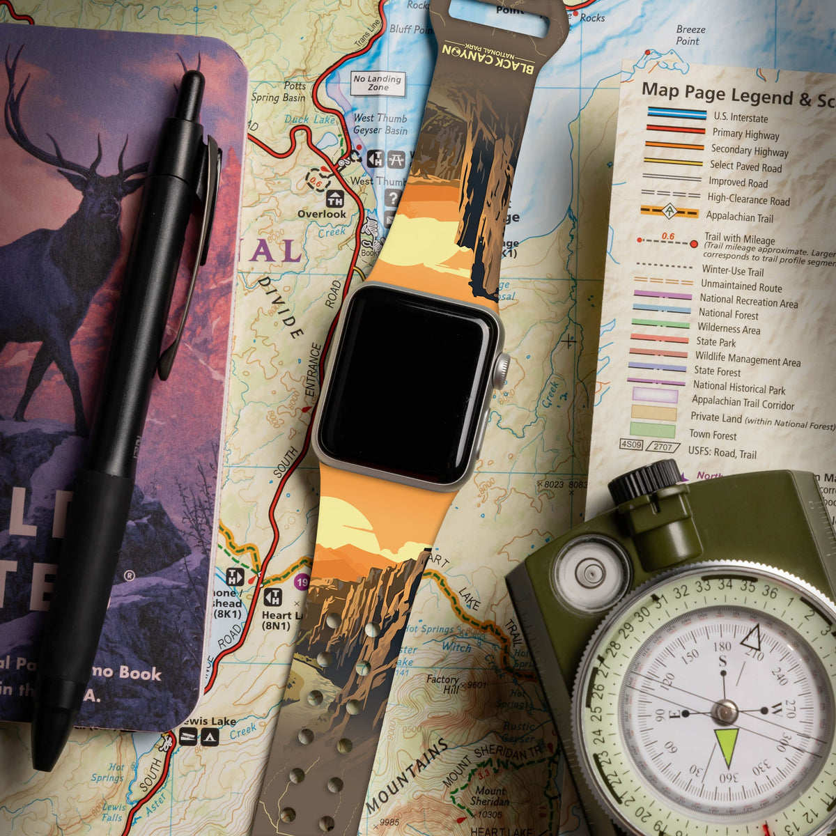 National Parks Black Canyon HD Apple Watch Band