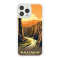 National Parks Black Canyon HD Apple iPhone 14 Series Mag-Safe Phone Case - Arleathercraft Black Canyon / iPhone 14 Pro Max