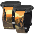 National Parks Black Canyon HD Watchband for Samsung, Garmin, Fossil, and More - Arleathercraft Black Canyon / 20mm / Short