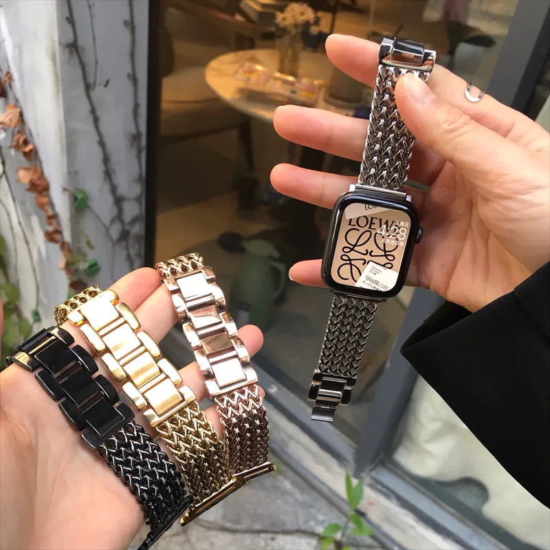 Stainless Steel Apple Watch Strap