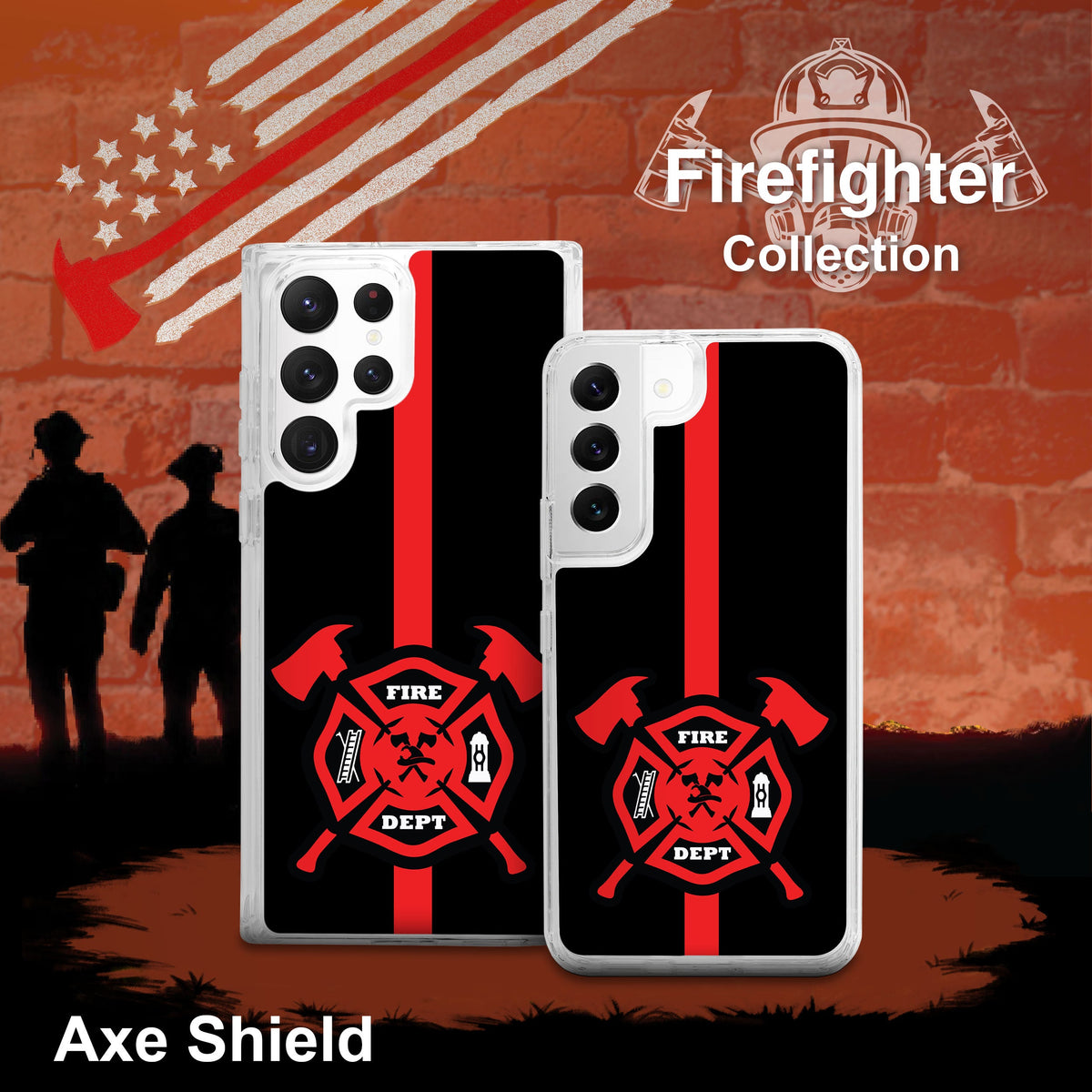 Firefighter HD Samsung Galaxy S22 Phone Case